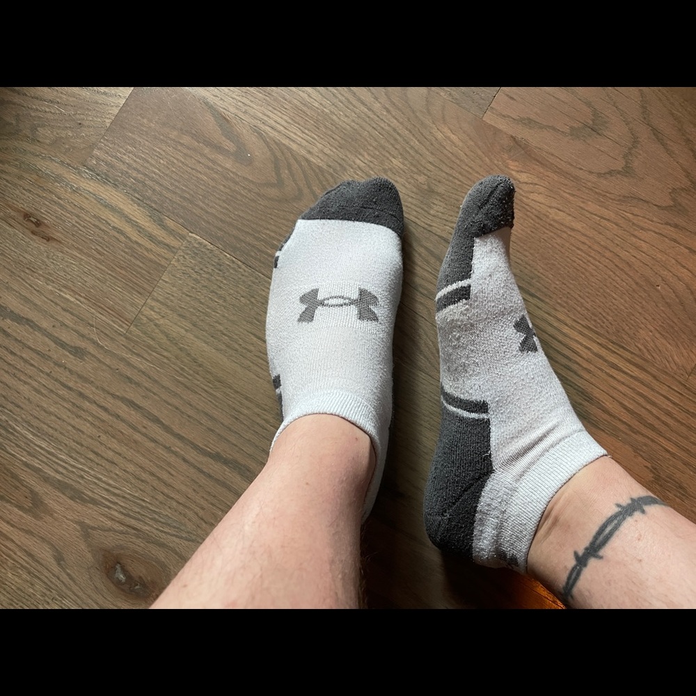 Worn Under Armour No-Show Athletic Socks Large